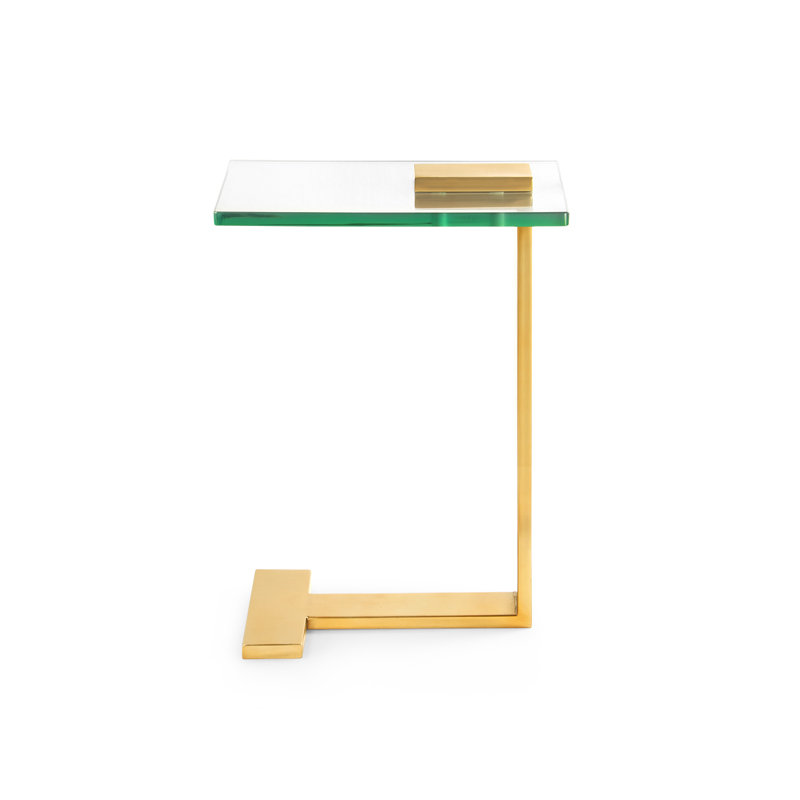 Elle Glass End Table