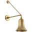 Thomas O'Brien, "Academy 17.5" Anchored Mack Barn Light in Hand-Rubbed Antique Brass with 7.5" Savannah Shade-1945273612