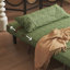Coussin convertible 29,13 po en polyester vert-129855324