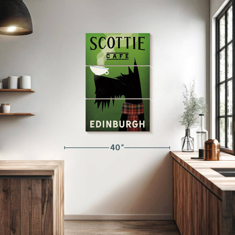 Scottie Cafe, 38" H x 24" W