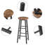 Haydenville Upholstered Counter Stool with Metal Frame-1829680556-1829680552