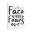 Face Your Fears - Wrapped Canvas Print