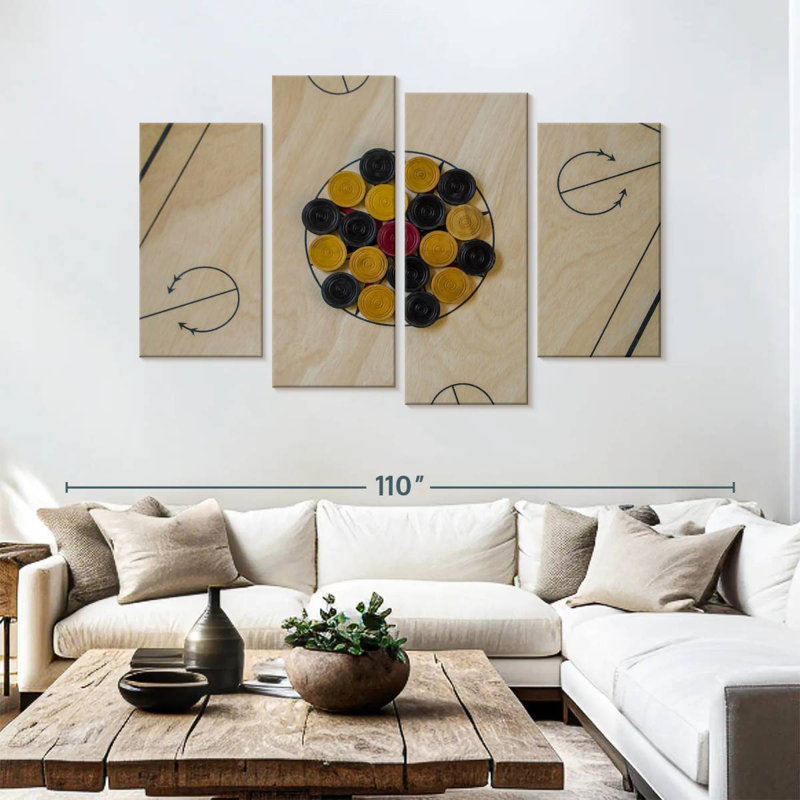 Senne Carrom Board Game, 54" H x 84" W