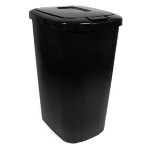 Plastic Touch Top Kitchen Trash Can - 13.3 Gallons (Set of 4)