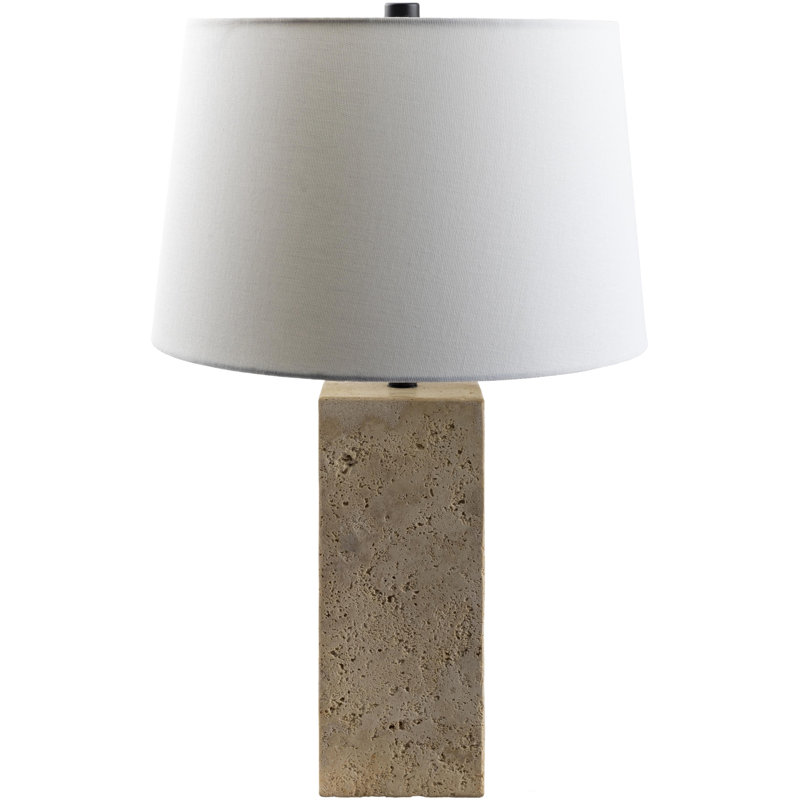 Holderness Travertine Table Lamp