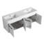 Meuble-lavabo mural 60 po avec lavabo épais 60 po-1082507201