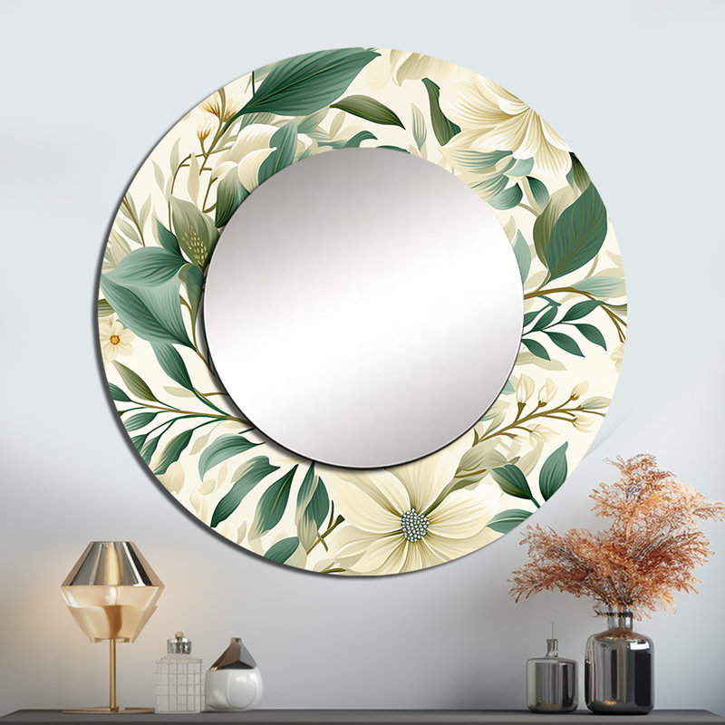 Samul Subdued Oasis Boho, 36 po x 36 po, Rond