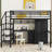 Loft Bed With Desk, Drawers And Wardrobe