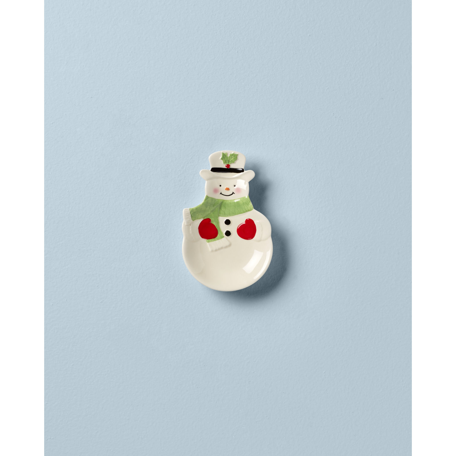 Hosting the Holidays Snowman Spoon Rest