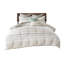Housse de couette 100% coton avec bordure à pampilles - Grand lit-122450306