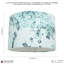 20cm H Cotton Drum Lamp Shade ( Screw On ) in Teal
