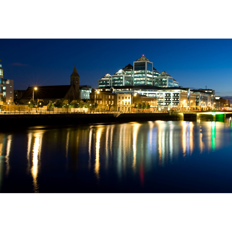 Rippey Dublin Docklands - Wrapped Canvas Print, 61cm H x 91cm W x 3.8cm D