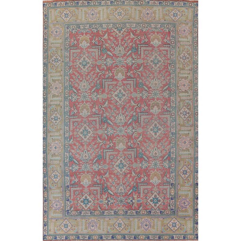 Tapis traditionnel en laine All-Over 8 x 11