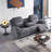 Upholstered Power Reclining Living Room 2-piece Sofa Set(1 Recliner Sofa And 1 Recliner Single Chair)-1532555742