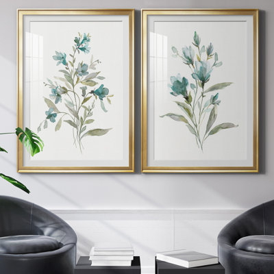 " Linen Botanical III " 2 - Pieces