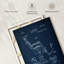 Chaise de barbier, brevet bleu sur toile-810924670