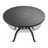 5-Piece All-Weather Cast Aluminum Dining Set, Include 4 Swivel Chairs And Round Table With Black Frame-703480979-703480976