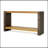 Mirod Vintage Industrial Console Table - Classic Minimalist Design with Premium Wood Veneer and Distressed Finish
