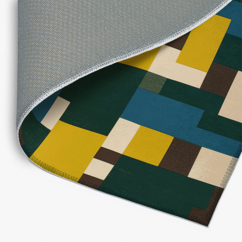 Tapis intérieur et extérieur Fractured Fields, Rectangle 4' x 6'