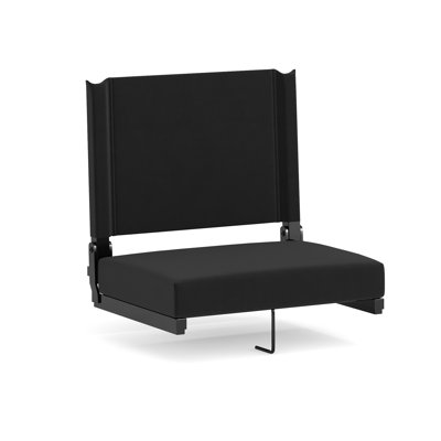 Grandstand Comfort Seats by Flash - Lightweight Stadium Chair with Handle & Ultra-Padded Seat by Arlmont & Co.