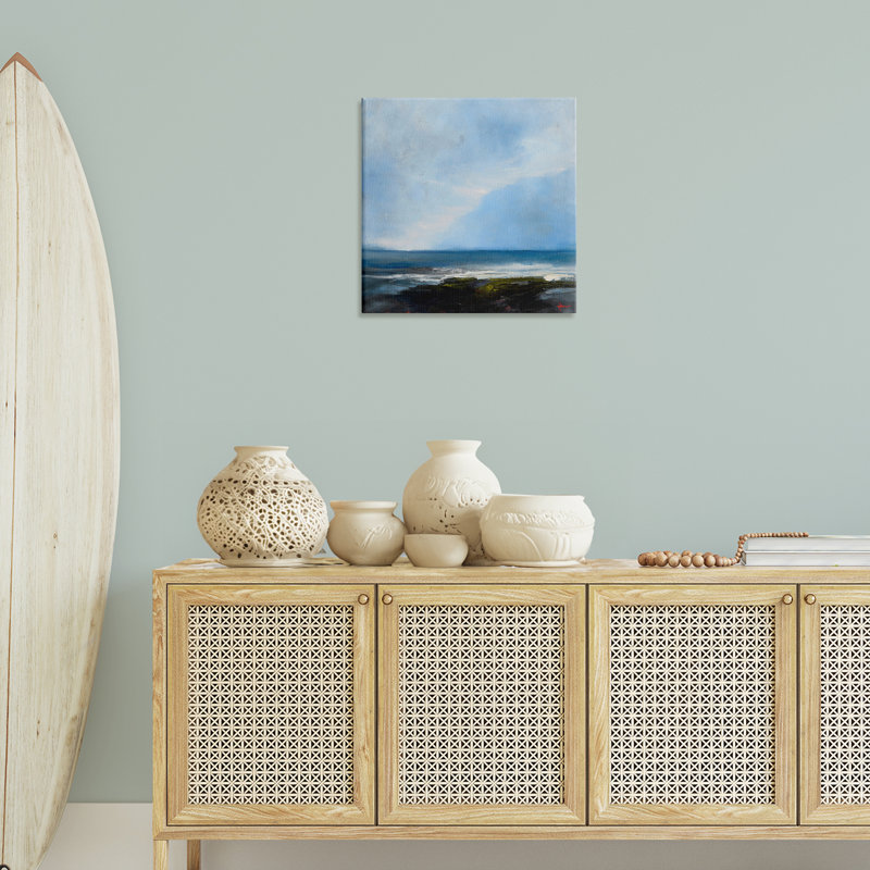 Art mural sur toile Vast Beachy View, design par Patrick Dennis, H 24 po x l 24 po