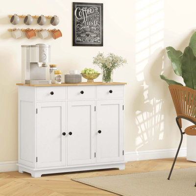 Sideboard With Solid Wood Countertop