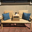 Solid Wood Cedar Outdoor Bench