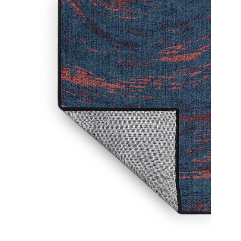 Tapis gris lavable à la machine, Carré 4 pi