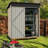 4.5 ft. W x 2.5 ft. D Metal Lean-To Storage Shed