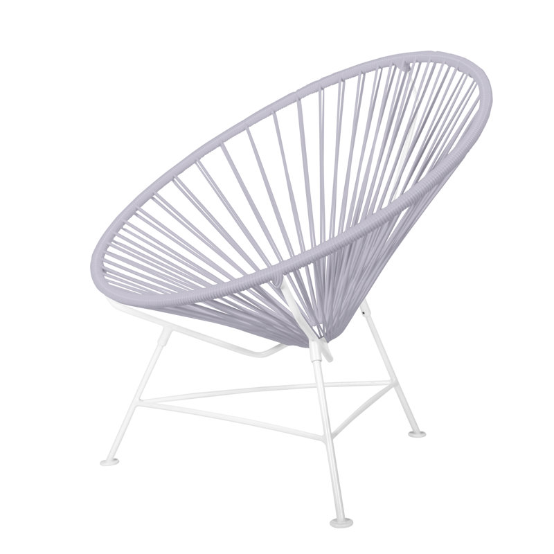 Innit Indoor Handmade Lounge Chair, Clear/White