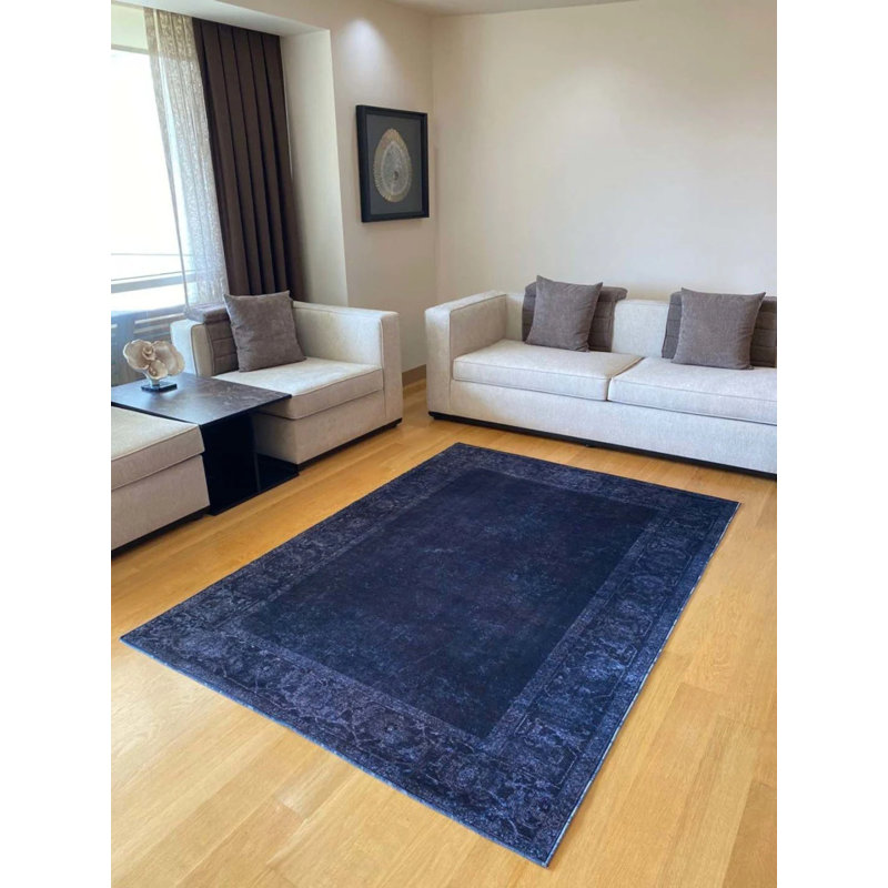 Katari Performance Washable Oriental Indoor / Outdoor Rug, Rectangle 5'10" x 9'5"