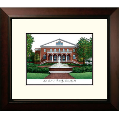 NCAA East Carolina Pirates Legacy Alumnus Lithograph Picture Frame