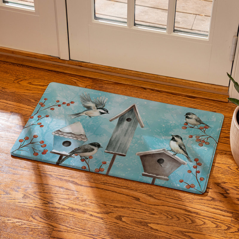Tapis anti-fatigue Snowbirds Bird Houses, 76 cm x 46 cm