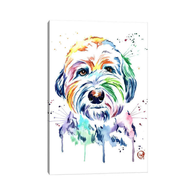 Gus by Lisa Whitehouse - Wrapped Canvas Painting, 20.32 cm H x 30.48 cm W