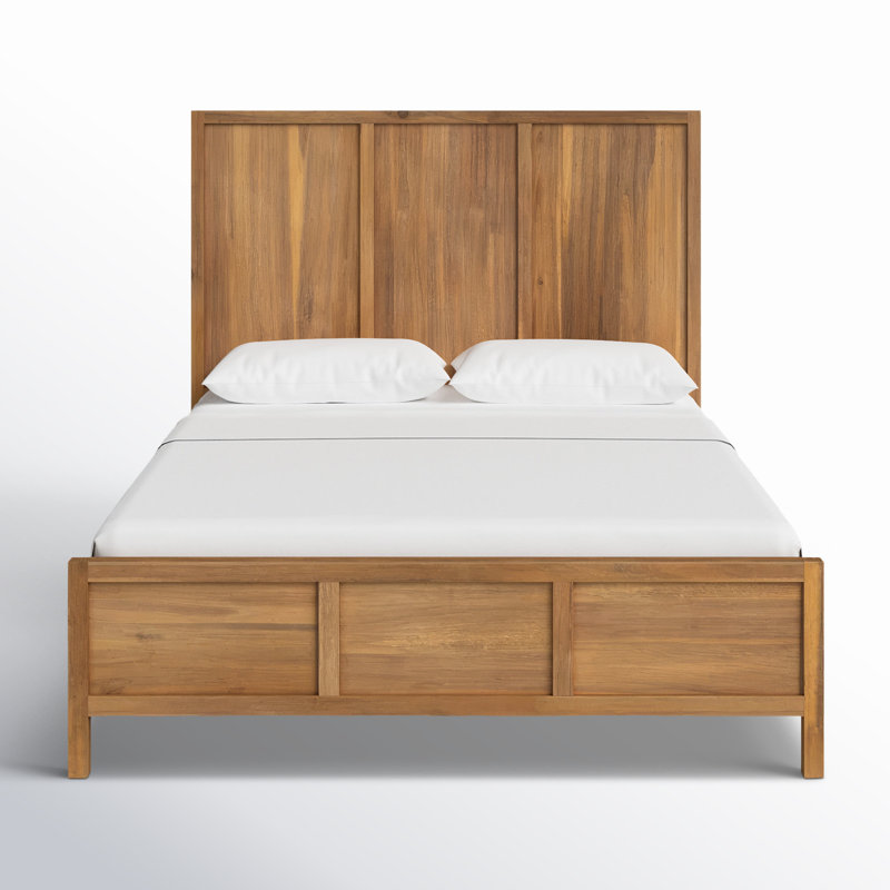 Elin Queen Platform Bed, Natural