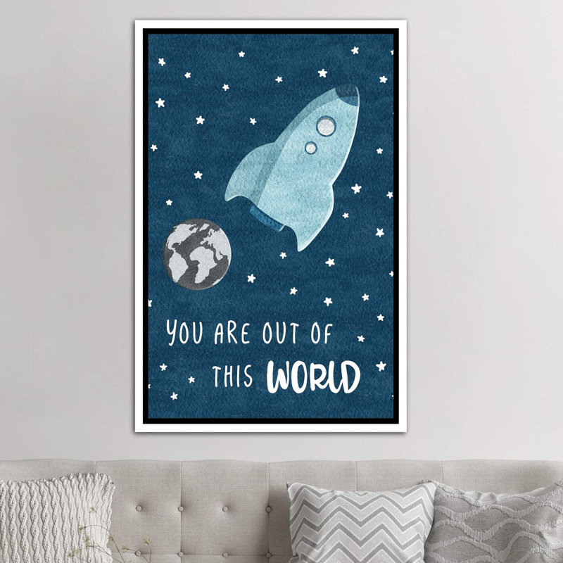 « out of the world », art, H 26 po x l 18 po x P 1,5 po, Toile blanche encadrée