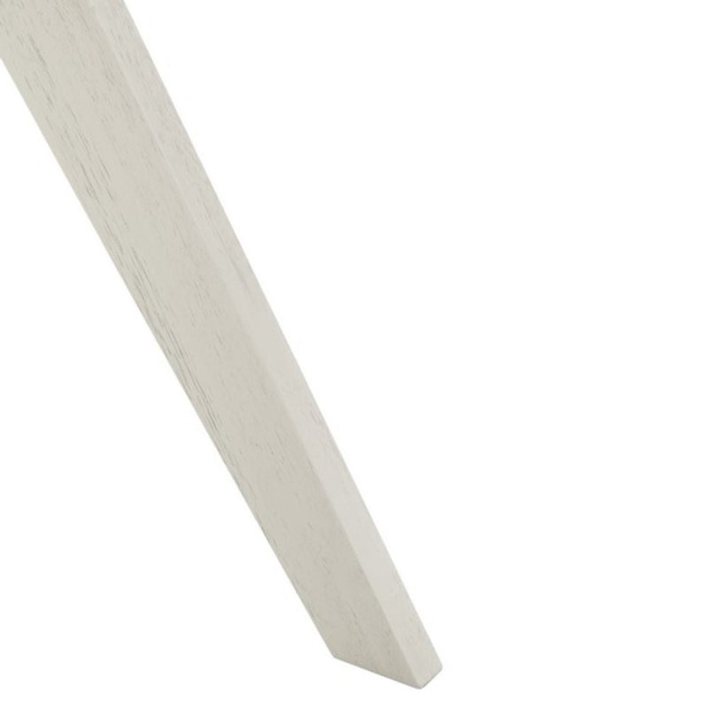  Rond 46 po, Blanc délavé