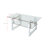 Marik Glass Top Single Coffee Table