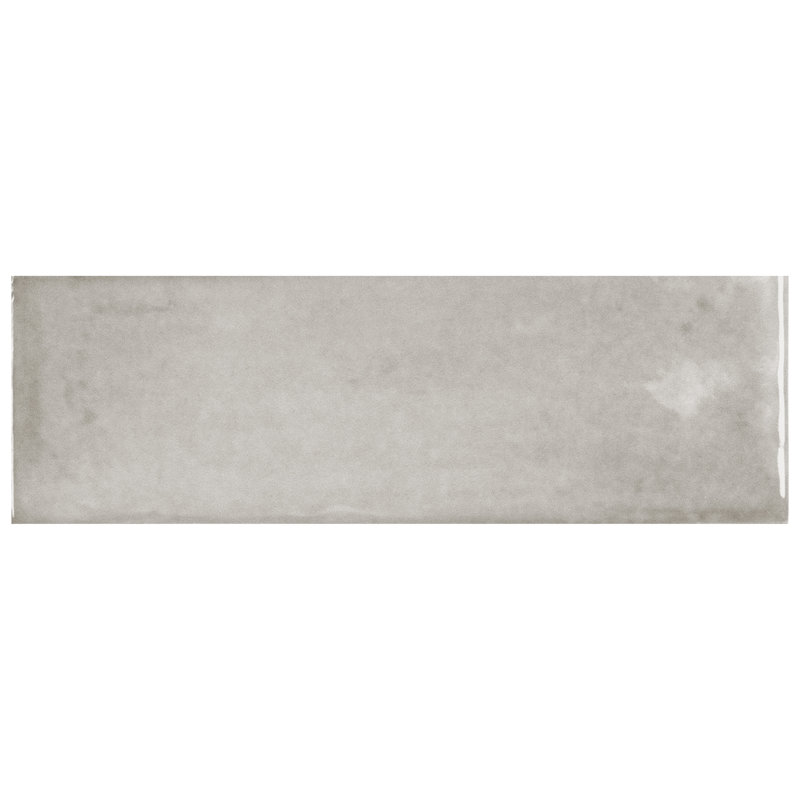 Coco 2" x 6" Porcelain Subway Wall Tile, Amber Gray
