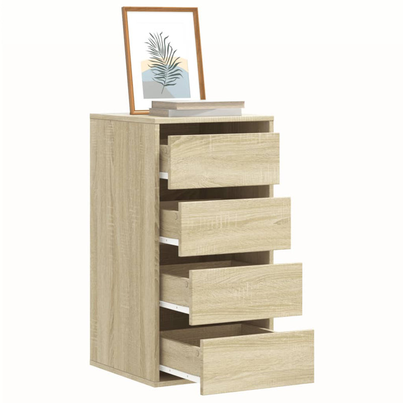 Staika Standard Accent Chest, Sonoma Oak, 76cm H x 40cm W x 41cm D