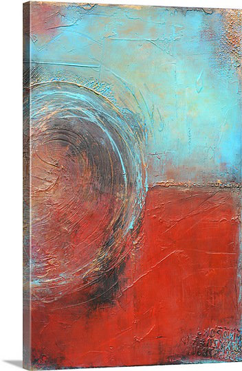 «Gnadenhutten Breakaway» par Erin Ashley, reproduction d'art sur toile, H 36 po x l 24 po x P 1,25 po