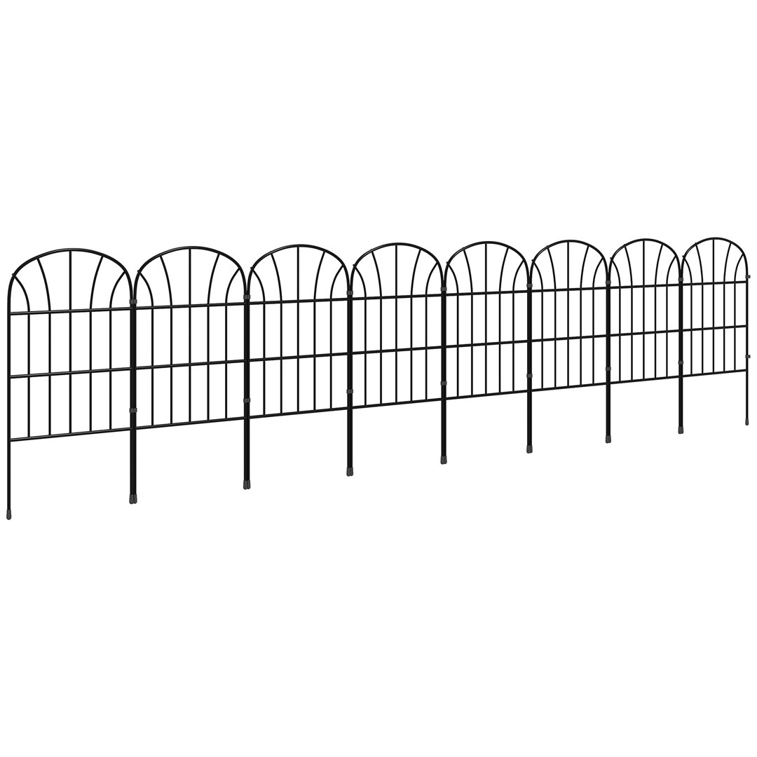 Adalayna 61cm H x 264cm W Metal Wire Fence Included