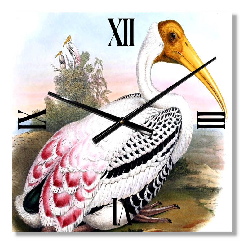 Animaux de la campagne I horloge murale, Moyen