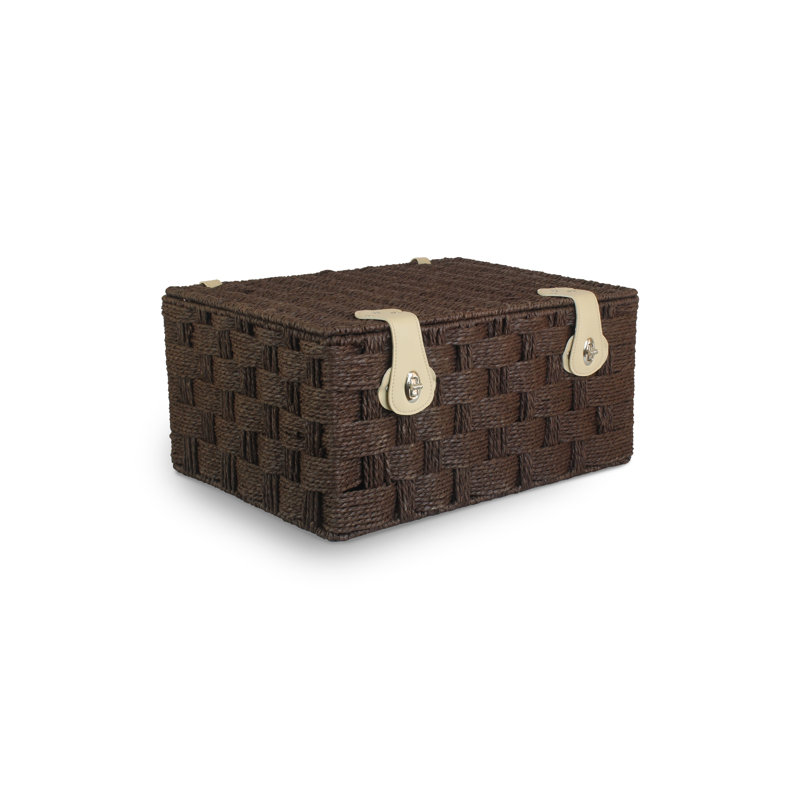 Paper Rope Gift Storage Hamper Basket, Brown