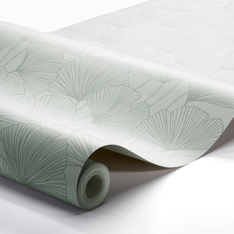 Boråstapeter Ginkgo Wallpaper, Light Green