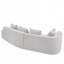 Canapé modulaire courbé de 116 po-836860597