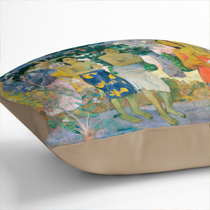 Square Cushion, Stone, 40cm H x 40cm W x 15cm D
