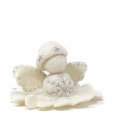 3'' Handmade Fabric People Hanging Figurine Ornament