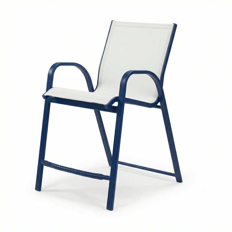 Tabouret de bar, Blanc / Minuit