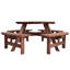 Banc de pique-nique en bois Brinkerhoff